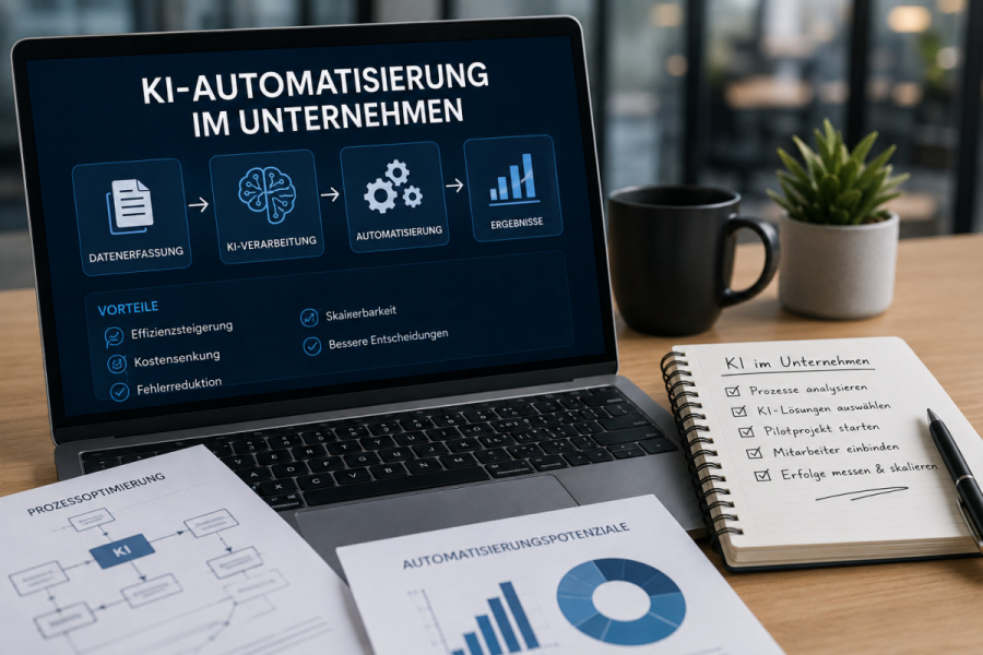 Automatisierung mit KI im Unternehmen