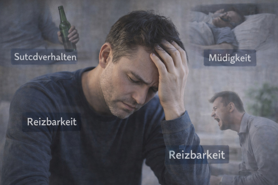 Depression Symptome bei Männern