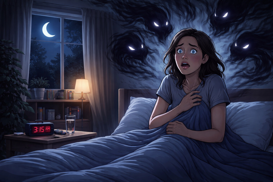 Panikattacken nachts – mögliche Ursachen