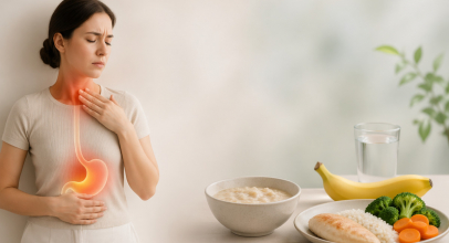 Reflux Symptome und Ernährung
