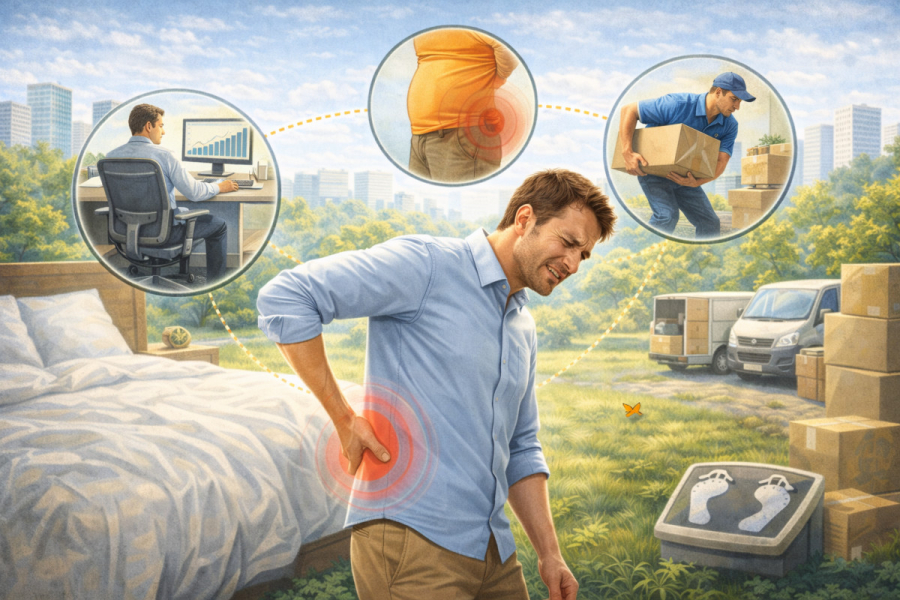 Rückenschmerzen im unteren Rücken – Ursachen und Übungen