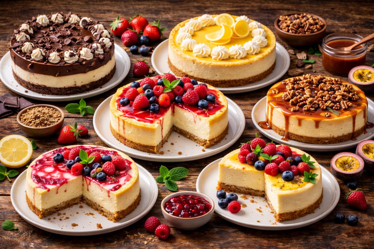 Cheesecake Varianten f&uuml;r unterschiedliche Geschm&auml;cker