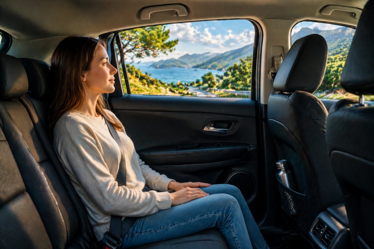 Der richtige Platz im Auto hilft oft