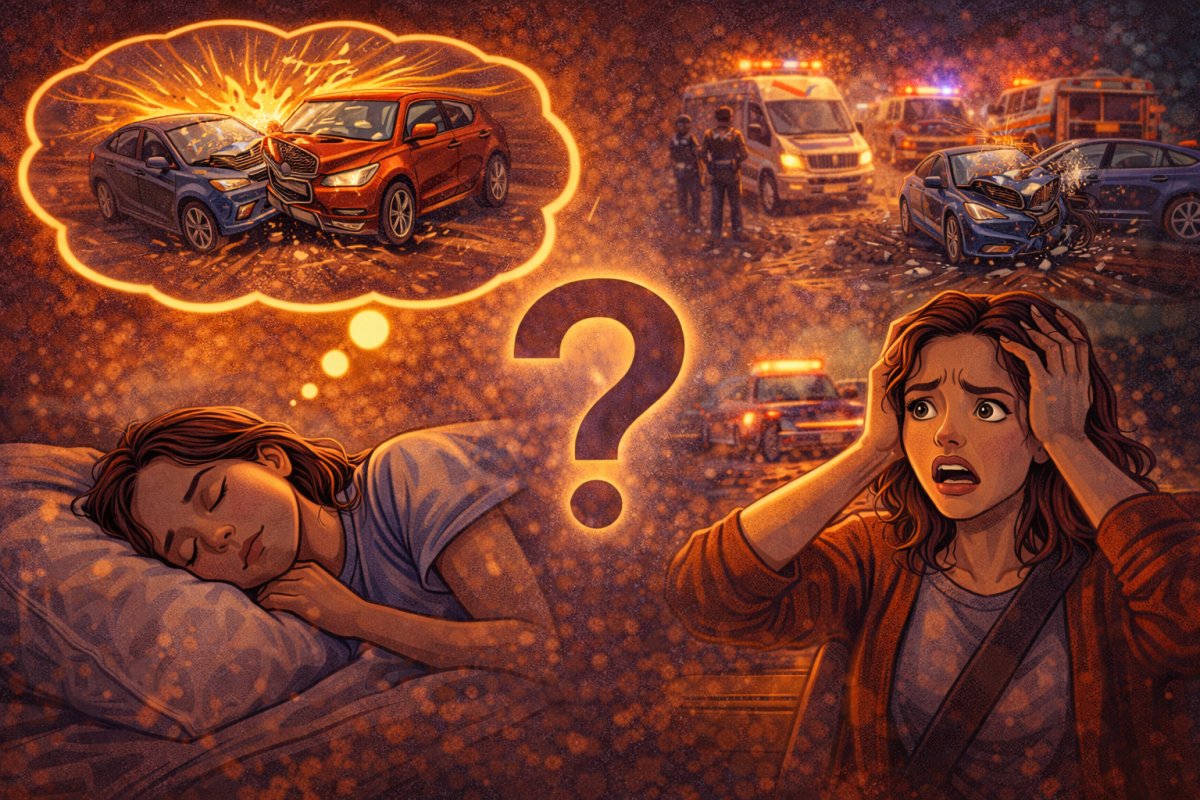 Ein Autounfall im Traum