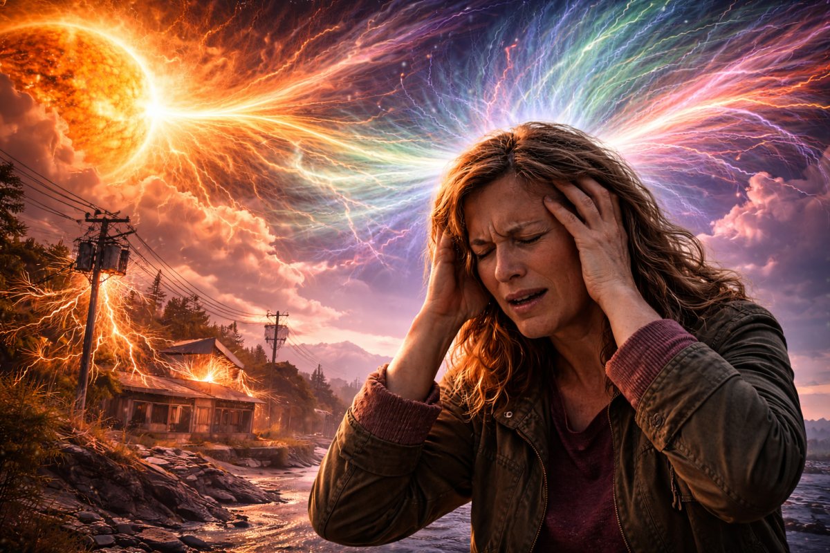 Ein kosmischer puls &uuml;ber dem rhein