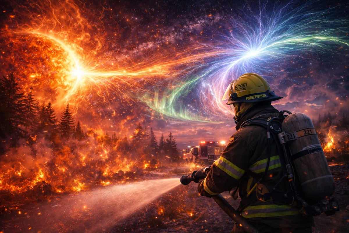 Ein kosmisches echo &uuml;ber dem breisgau