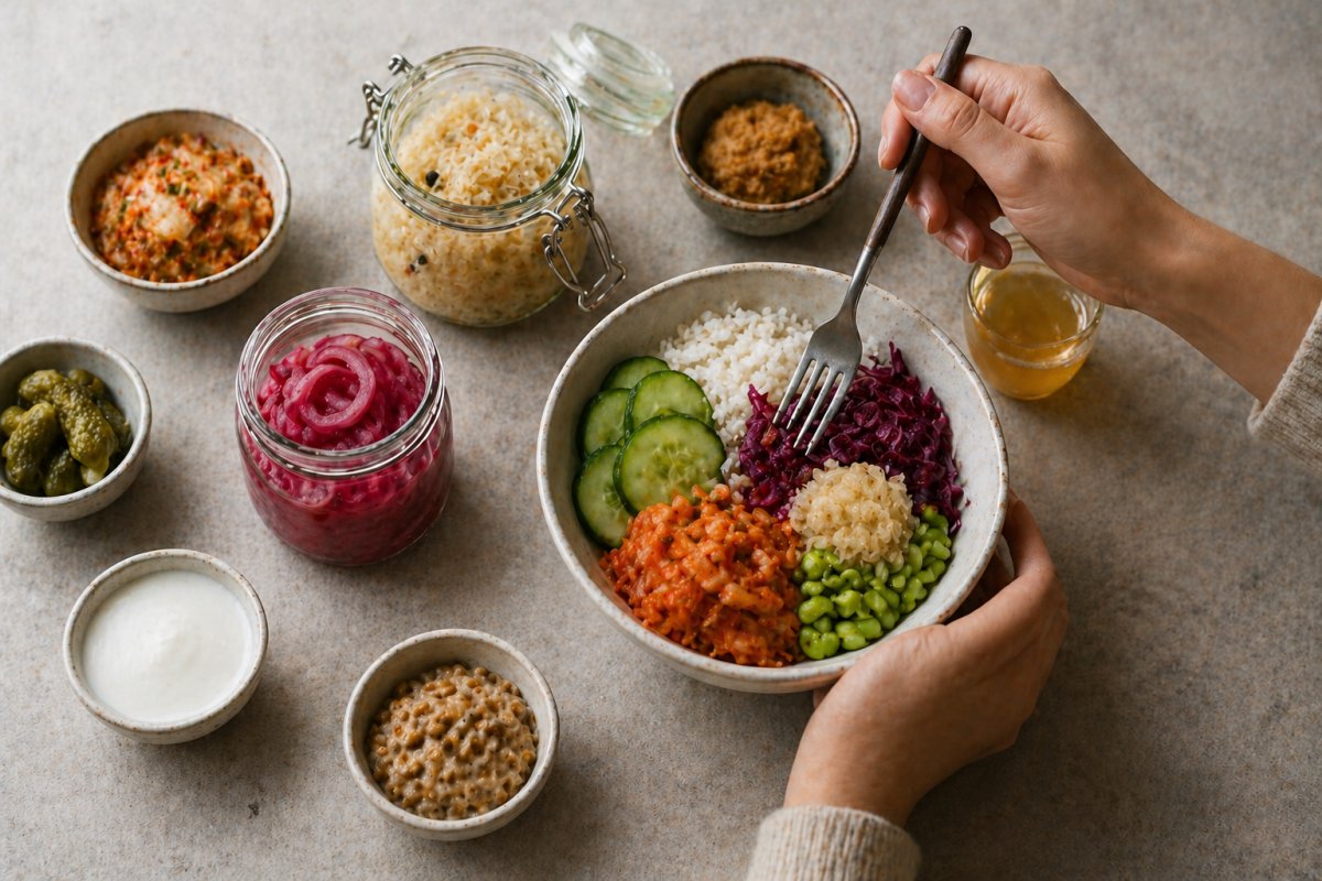 Fermentierte Lebensmittel im Alltag integrieren