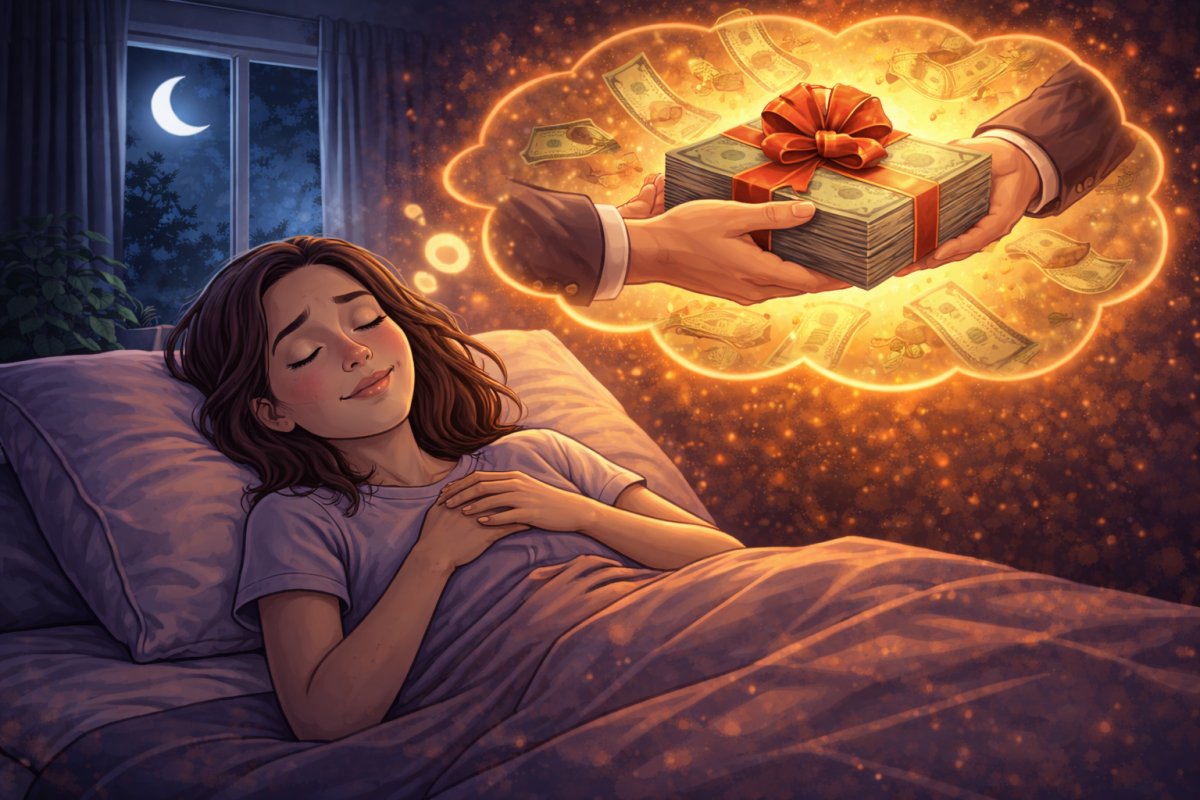 Geld geschenkt bekommen im Traum