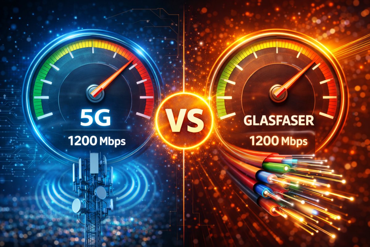 Geschwindigkeit im direkten Vergleich Geschwindigkeit im direkten Vergleich