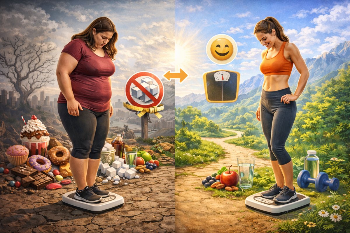 Gewichtsver&auml;nderungen ohne Zucker