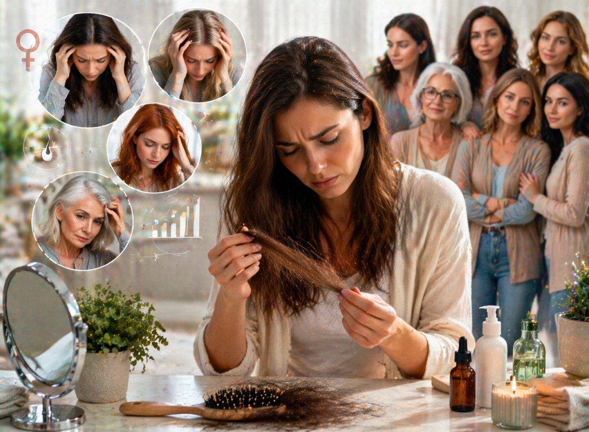 Haarausfall bei Frauen als h&auml;ufiges Problem