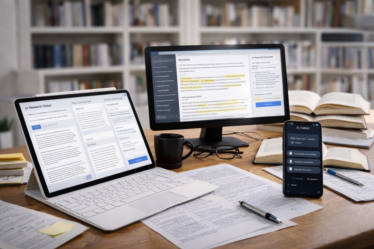 KI Tools f&uuml;r wissenschaftliche Arbeit und Literaturrecherche