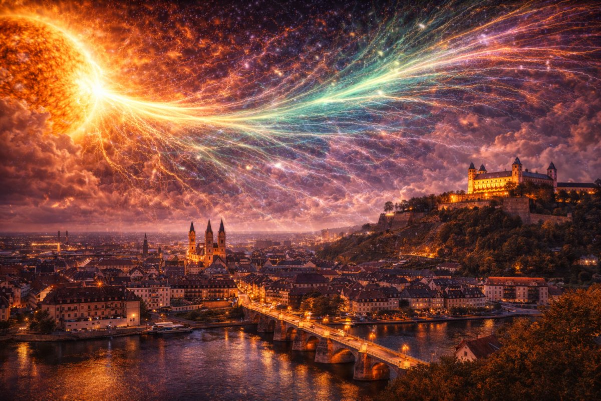 Magnetische st&uuml;rme in w&uuml;rzburg &ndash; ein kosmisches echo in franken