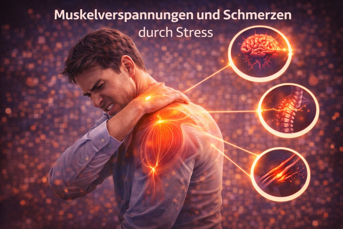 Muskelverspannungen und Schmerzen durch Stress Muskelverspannungen und Schmerzen durch Stress