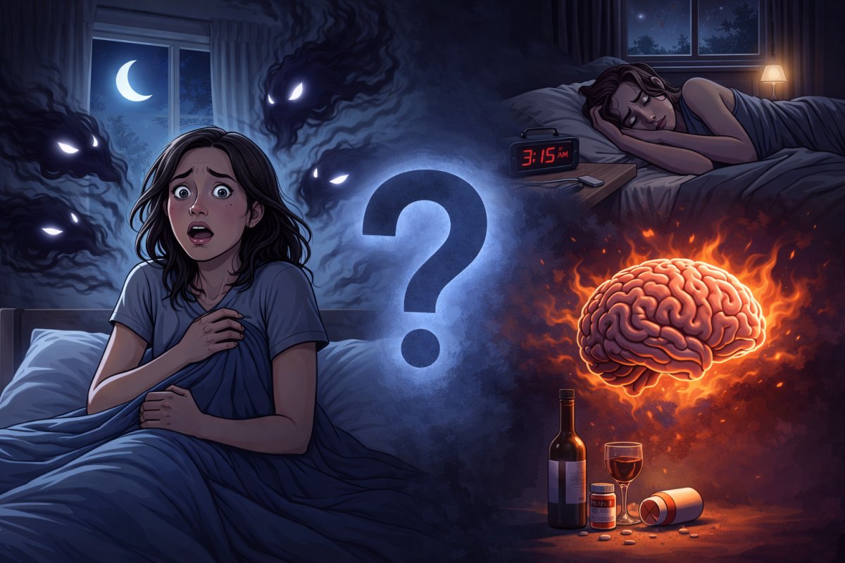 Panikattacken nachts und m&ouml;gliche Ursachen besser verstehen