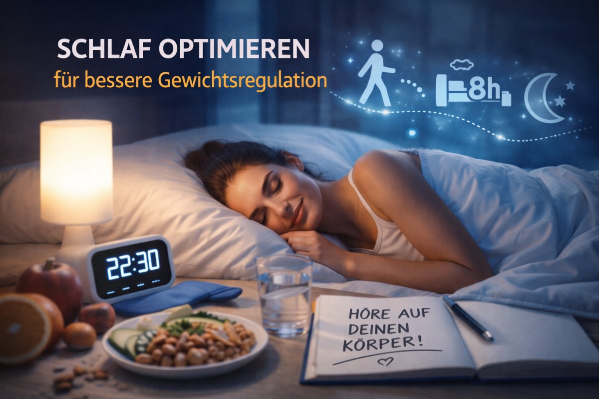 Schlaf optimieren für bessere Gewichtsregulation Schlaf optimieren für bessere Gewichtsregulation