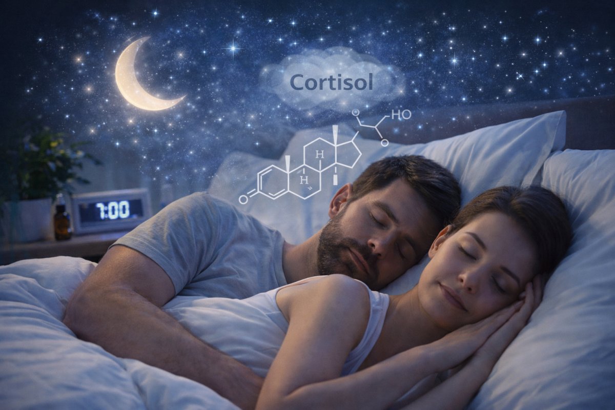 Schlafqualit&auml;t verbessern um Cortisol zu regulieren