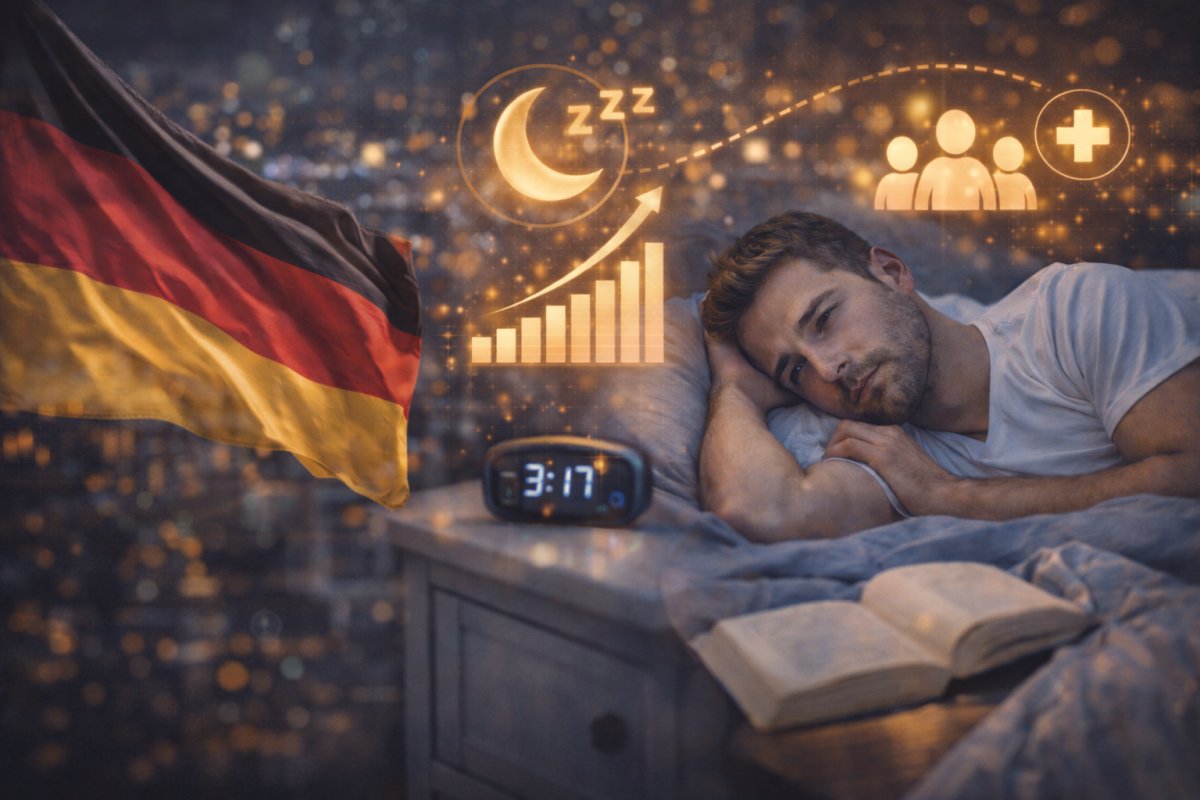Schlafst&ouml;rungen als wachsendes Gesundheitsproblem in Deutschland