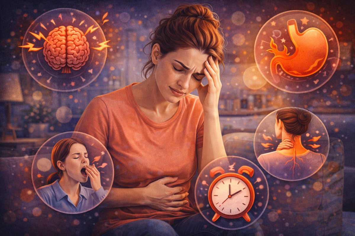 Stress im Alltag und seine körperlichen Symptome Stress im Alltag und seine körperlichen Symptome