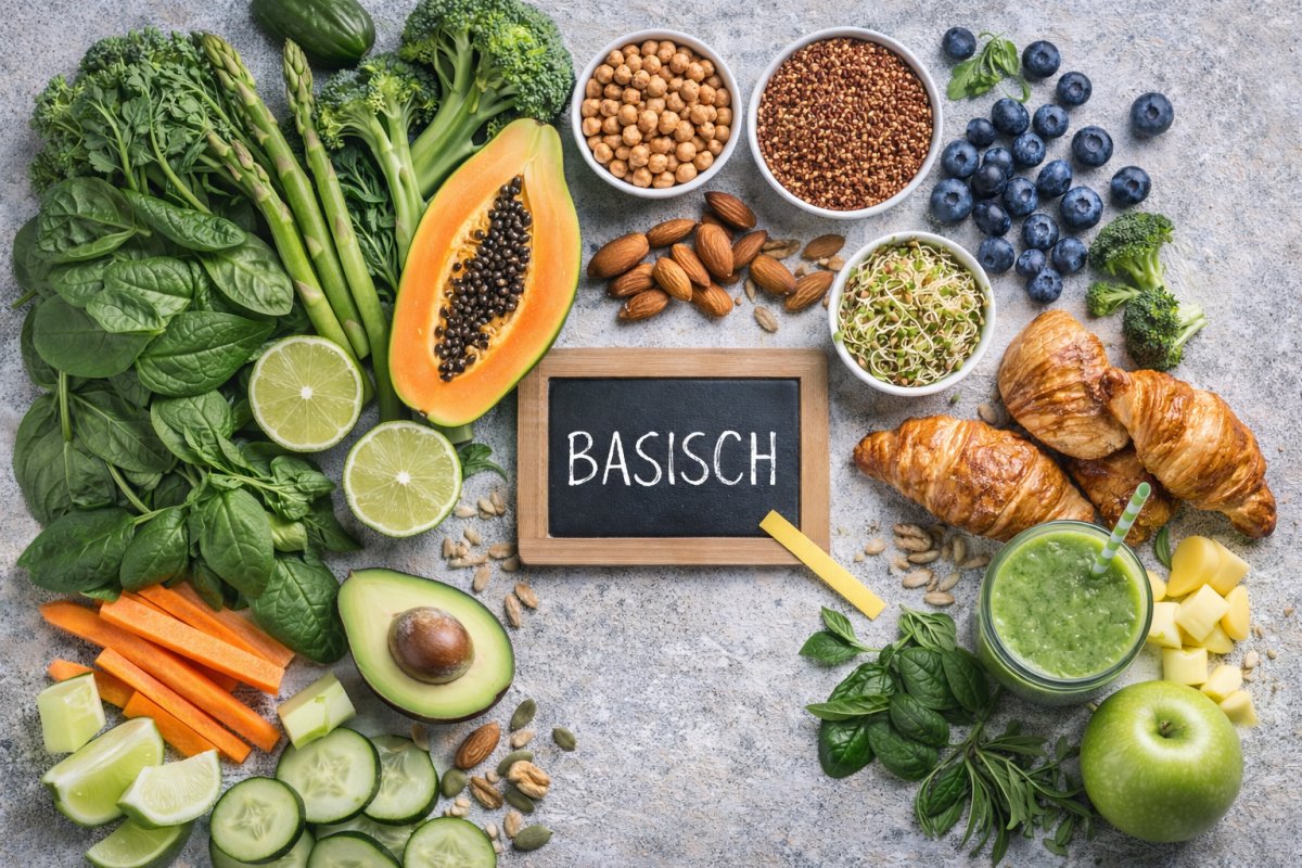 Typische basische Lebensmittel
