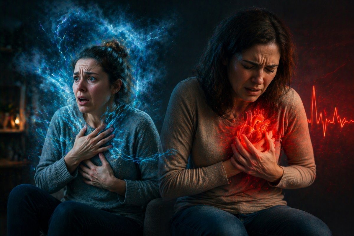 Unterschied zwischen Panikattacke und Herzinfarkt