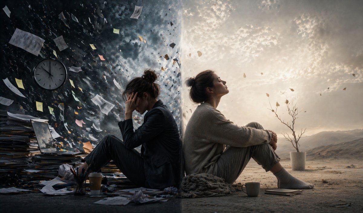 Unterschied zwischen Stress und Burnout Unterschied zwischen Stress und Burnout