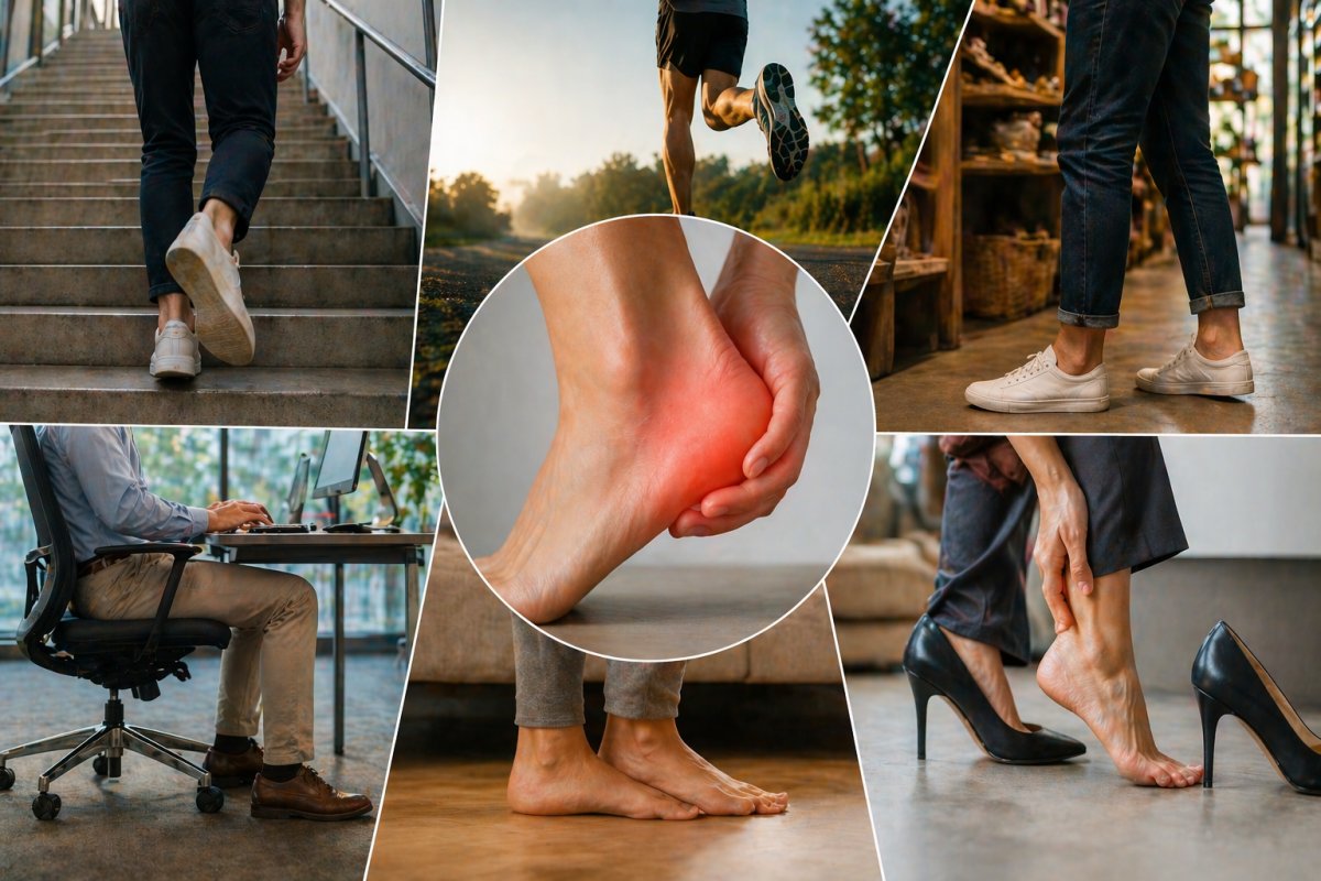 Warum Fersenschmerzen so h&auml;ufig auftreten