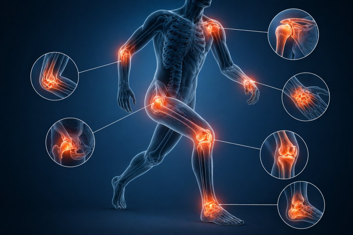 Welche Gelenke besonders h&auml;ufig betroffen sind